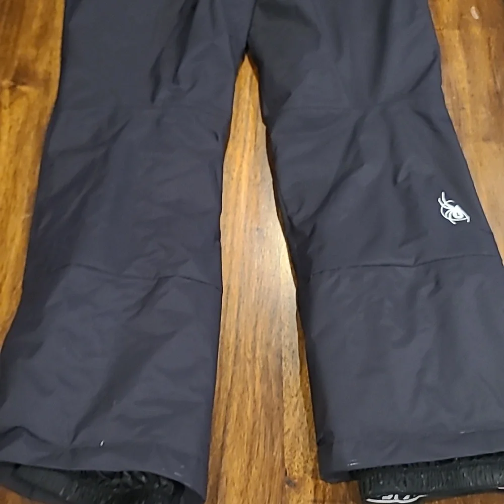 Spyder Thinsulate Black Snowboard Ski Pants size 8 - Picture 7 of 8